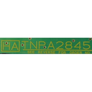 TARJETA (HA) PARA TV PANASONIC / NUMERO DE PARTE TNPA2845 / PANEL MC216F30F12 / MODELO TH-85PF12U